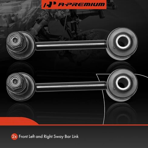 A-Premium 2 x Front Sway Bar Links Stabilizer Bar Links, Compatible with Jeep JK Series Wrangler 2007-2017, JL/JK Series Wrangler JK 2018, Sport Utility in Kuwait