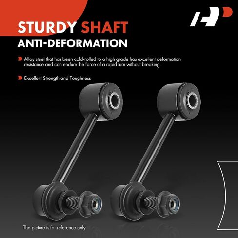A-Premium 2 x Front Sway Bar Links Stabilizer Bar Links, Compatible with Jeep JK Series Wrangler 2007-2017, JL/JK Series Wrangler JK 2018, Sport Utility in Kuwait