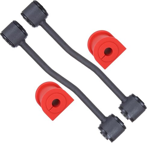 SCITOO 4 قطعة طقم التعليق الخلفي Sway Bar جلبة Sway Bar End Link مناسب لسيارة جيب جراند لشيروكي 1999-2004 in Kuwait