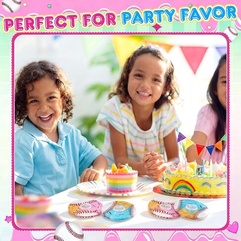 48 Pcs Ice Cream Dripping Baseball Fidget Spinners Bulk Mini Fidget Spinners for Birthday Party Favors, Goodie Bags Stuffers, Party Game Supplies, Rewards, Carnival Prizes and Gifts in Saudi Arabia