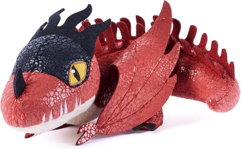 DreamWorks Dragons كيفية تدريب تنينك، لعبة قطيفة كابوس وحشي، حيوان محشو بتنين مقاس 8 بوصات، ألعاب أطفال للأولاد من سن 4 سنوات فما فوق in Kuwait