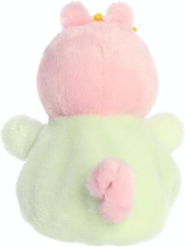 Aurora® Playful Peppa Pig™ Baby Evie with Bib Palm Pals™ Stuffed Animal - Officially Licensed Toys for All Fans - Perfect for Birthdays, Adults and Kids All Ages - Pink 5 Inches in Kuwait