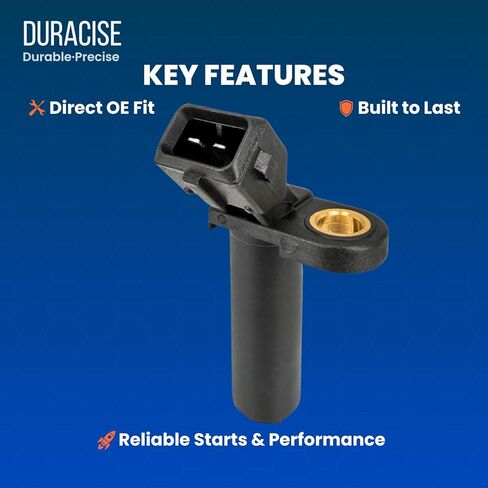 DURACISE Crankshaft Position Sensor Compatible with 2001-2004 Ford Escape, 2000-2002 Focus, 1995-1997 Contour, 2001-2012 Courier, 2001-2008 Ka & 2001-2004 Mazda Tribute & Mercury Mystique #F5RZ6C315AA in Saudi Arabia