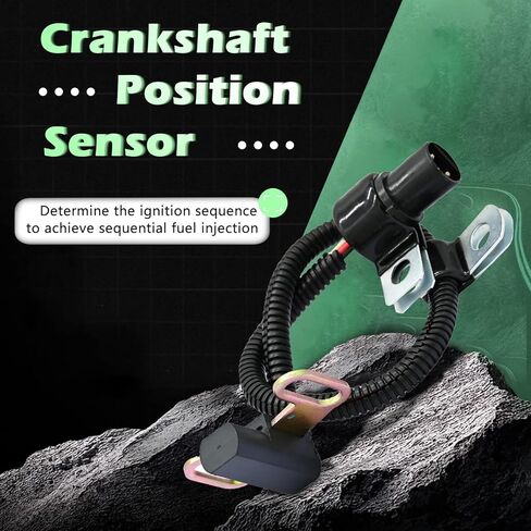 Engine Crank Crankshaft Position Sensor L6 5.9L Compatible with Dodge Ram 2500 Ram 3500 95 96 1995 1996 Replaces 3924432 4720309 4746691 4762097 CSS1756 PC756 SU3124 in Kuwait