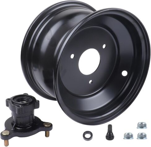 محور حافة العجلة الأمامية 8 بوصة مع 3 فتحات يناسب إطارات 19x7.0-8 معظم ATV Go Kart على الطرق الوعرة والدراجات الترابية الرباعية (3 فتحات 8 بوصات حافة عجلة ATV) in Kuwait