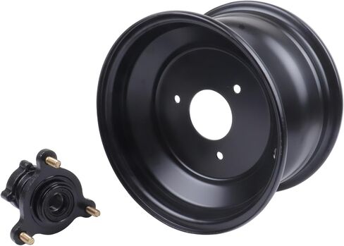 محور حافة العجلة الأمامية 8 بوصة مع 3 فتحات يناسب إطارات 19x7.0-8 معظم ATV Go Kart على الطرق الوعرة والدراجات الترابية الرباعية (3 فتحات 8 بوصات حافة عجلة ATV) in Kuwait