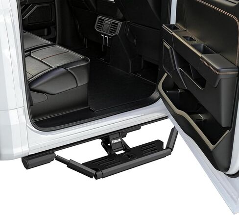 Tuxtreme Power Running Boards Compatible with Toyota Tacoma 2005-2023 Double Crew Cab DF Retractable Electric Drop Steps Side Step Bars nerf Bars in Kuwait