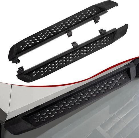Dermon Raptor Style Running Boards for 2021-2024 Ford Bronco 2 Doors (Not fit Bronco Sport or Bronco w/o Rock Rail) Pedals Side Step Bar Side Steps Rock Rail Heavy Duty Black in Saudi Arabia