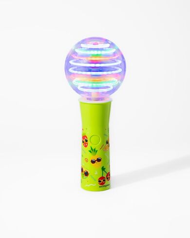 Light-Up Jumbo Spinner Toy – LED Spinning Wand with Flashing Lights, Party Favor Gift for Kids, Patriotic Spinner (Red) in Saudi Arabia