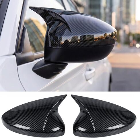 Side Rearview Mirror Covers Cap Compatible with 11th Gen Honda Civic 2022-2026 Touring Sedan, Sport Touring Hatchback, Type R with Turn Signal Model (Glossy Black) in Saudi Arabia