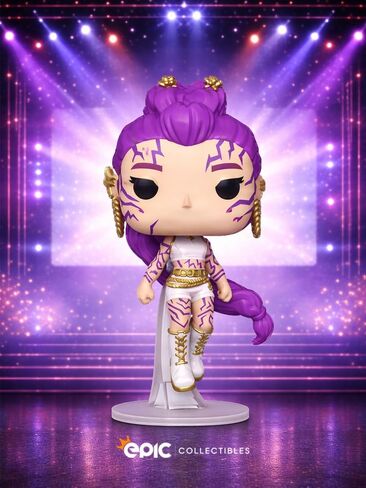 Epic Collectibles Pop Anime: K Pop Demon Hunters - Rumi with Marks (Chase Variant) Glows in the Dark Vinyl Figure Bundled with Box Protector Compatible for Funko in Kuwait