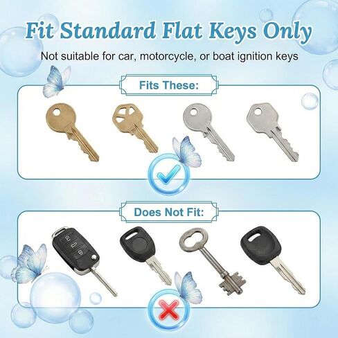 80 Pcs Colored Silicone Key Covers Caps Set, Keys Protectors, Key Color Caps, Key Identifiers, Key-Toppers, Keys-Labels for Organization House Keys (10 Colors, 2 Styles) in Kuwait