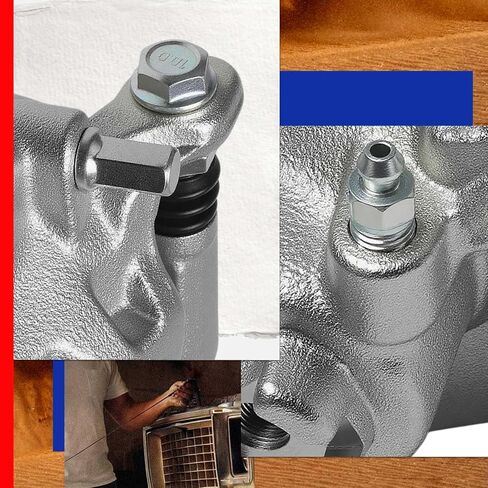 JC Whitney JFBAJCWBC00361 Rear Left Brake Caliper Assembly with Bracket - Compatible with Acura TL 2009-2014 in Kuwait