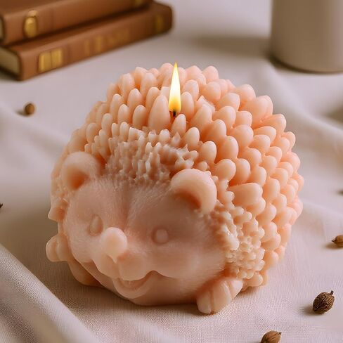 Hedgehog Candle Mold Animal Mold Resin Casting Molds for Making Candle Resin Pillar Aromatherapy Gypsum Candles Wax Clay Craft in Kuwait