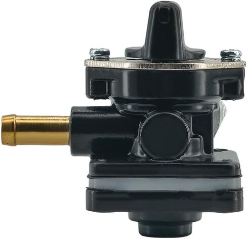 Fuel Valve Petcock Male Thread for 1995-2001 Harley FLST FXST FLT FXD, Dyna, Softail, Touring Bad Boy, Gas Tank 22mm Left Exit Shut Off Switch with Hoses Clamps Filter, # 61338-94D in Kuwait