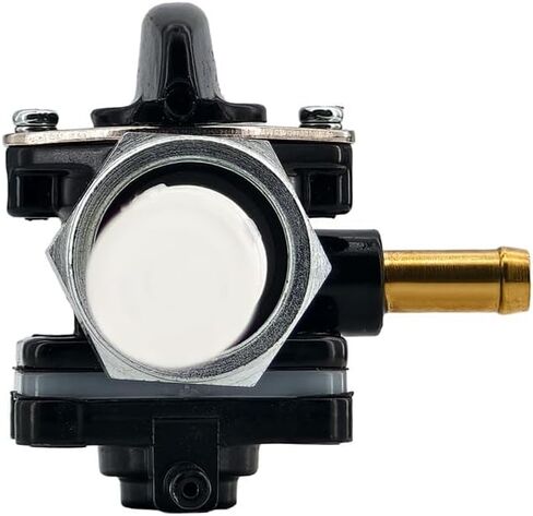 Fuel Valve Petcock Male Thread for 1995-2001 Harley FLST FXST FLT FXD, Dyna, Softail, Touring Bad Boy, Gas Tank 22mm Left Exit Shut Off Switch with Hoses Clamps Filter, # 61338-94D in Kuwait