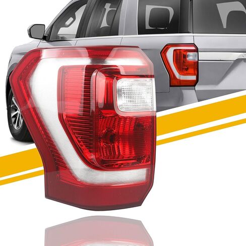 Dasbecan Tail Light Assembly Halogen Compatible With 2018-2021 Ford Expedition Rear Lamp Taillight Left Driver Side JL1Z13405G FO2800271 in Kuwait