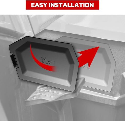 Access Panel Right Side Access Cover Cap Foil Assembly Compatible with Polaris Sportsman 570 450 2018-2026 Accessories, OEM Replacement #2637041-070 in Kuwait