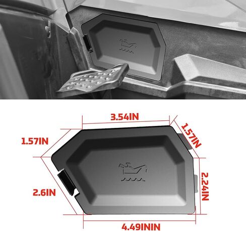 Access Panel Right Side Access Cover Cap Foil Assembly Compatible with Polaris Sportsman 570 450 2018-2026 Accessories, OEM Replacement #2637041-070 in Kuwait