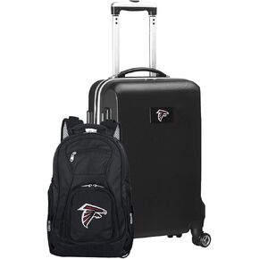 Minnesota Vikings 2-Piece Deluxe Black Luggage Set, includes 21" Hardcase Spinner and 19" Laptop Backpack in Saudi Arabia
