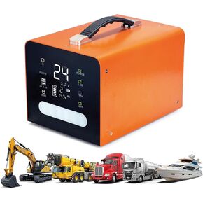 مجموعة بطارية Truck Jump Starter للخدمة الشاقة، 18000 أمبير 236.8 وات في الساعة مناسبة لمحركات الديزل سعة 50 لترًا ومتوافقة مع مشغلات الطوارئ للسيارات 12 فولت/24 فولت. يمكن تشغيل المركبات بشكل طبيعي عند -40 درجة فهرنهايت. in Kuwait