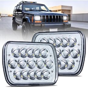 5x7 H6054 In LED Headlights DOT Approved Hi/Lo Sealed Beam 7x6 Rectangular Headlamp for Je ep Truck Off-road Van Pickup with Isuzu Ford Chevy GMC with H6545 H6052 H5054 6053 Socket Headlight in Saudi Arabia