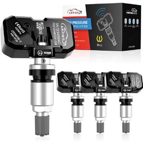 TPMS Sensor, 433 Mhz 4-Pack Tire Pressure Monitoring Sensor Compatible for Subaru Replace# 28103FL00A, 28103FL013, 28103FL00C, 28103FL00E，28103FL010, 28103FL00B (Silver, 4PCS) in Saudi Arabia