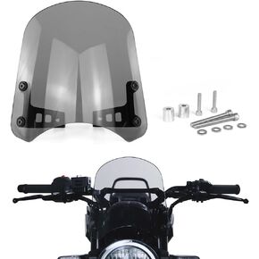 Motorcycle Windshield Windscreen Fit for Husqvarna Vitpilen/Svartpilen 401 2017-2023 Motorcycle Windscreen with Bracket (Gray) in Saudi Arabia
