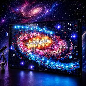 BrickSoul RC Light Kit Compatible with Lego 31212 Milky Way Galaxy Building Set | Upgraded Remote Control & Multi-Mode Dimming & Zonal Lighting (31212 Set NOT Included) in Saudi Arabia