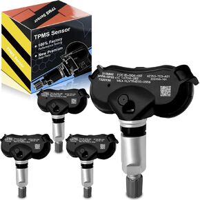 نظام مراقبة ضغط الإطارات بمستشعر TPMS 315 ميجاهرتز مبرمج مسبقًا لـ: -Honda Civic 2008-2013، CR-Z، Element، Fit، Insight، Odyssey 2011-2016، استبدال # 42753TR3A81 (4 عبوات) in Kuwait