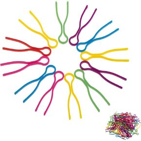 Gin Geomir 100PCS Bobbin Thread Holder Clips - Multi-Color Thread Buddies for Organizing Sewing Machine and Quilting Supplies in Saudi Arabia