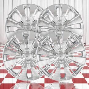 Set of 4 Silver 8 Split Spoke 15" Wheel Covers for Toyota Yaris 2012-2014 in Saudi Arabia