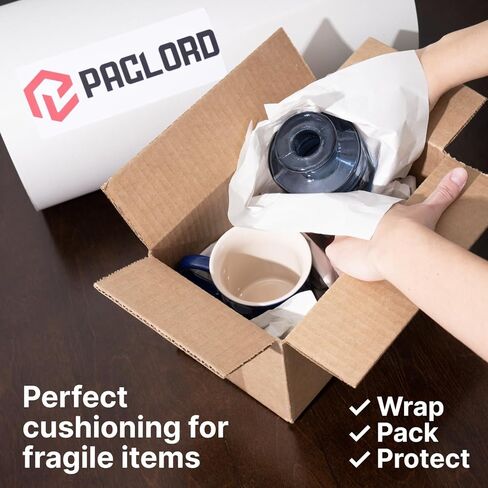 Large 18" x 1440' Newsprint Paper Roll - Extra 26 lbs Thick - Money Saving Equivalent to 1000pc 18"x17" Newsprint Sheets - For Wrapping, Shipping, Moving, and Void Filling in Kuwait