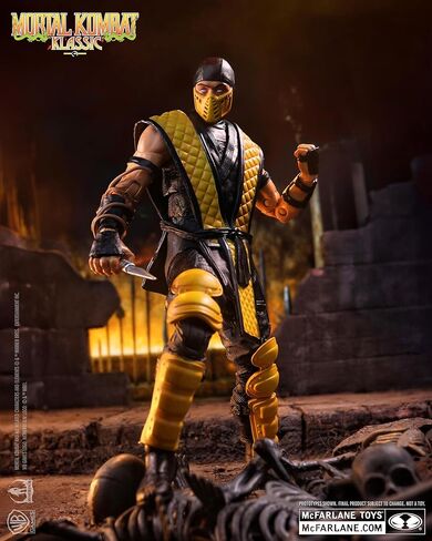 McFarlane Toys- Mortal Kombat Klassic Scorpion 7in Action Figure in Kuwait