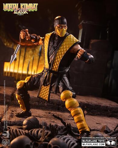 McFarlane Toys- Mortal Kombat Klassic Scorpion 7in Action Figure in Kuwait
