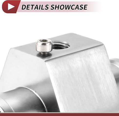 1 Set Car Water Coolant Temperature Sensor Adapter Joint Pipe Radiator Sensor Adaptor 32mm Silver Tone in Kuwait