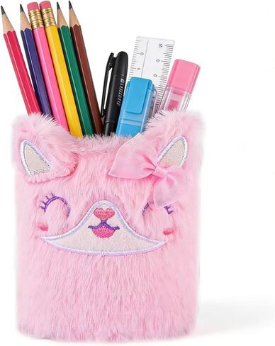 Colored Pen Holder for Desk, Cute Pencil Holder Pen Cup Marker Holder Makeup Brush Holders, Desk Accessories & Workspace Organizers for Home, Office in Saudi Arabia