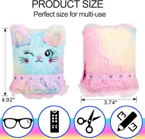 Colored Pen Holder for Desk, Cute Pencil Holder Pen Cup Marker Holder Makeup Brush Holders, Desk Accessories & Workspace Organizers for Home, Office in Saudi Arabia