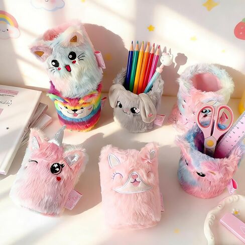 Colored Pen Holder for Desk, Cute Pencil Holder Pen Cup Marker Holder Makeup Brush Holders, Desk Accessories & Workspace Organizers for Home, Office in Saudi Arabia