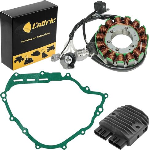 Caltric Stator and Regulator Rectifier with Gasket Compatible with Yamaha Viking 700 Yxm700 2014-2017 in Kuwait