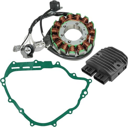 Caltric Stator and Regulator Rectifier with Gasket Compatible with Yamaha Viking 700 Yxm700 2014-2017 in Kuwait