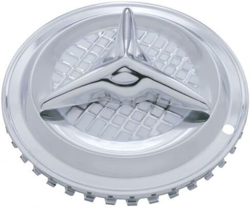 United Pacific Shc01-15 - Axle Hub Cap - 15" Chrome 3-Bar Fiesta Style Hubcaps (4/Set) in Kuwait