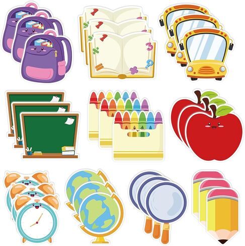 FOIMAS 30pack Back to School Sticky Notes 900 Sheets Apple Pencil Notepads Self-Adhesive Memo Pads for Teacher Students School Classroom Office Reminder Supply in Kuwait