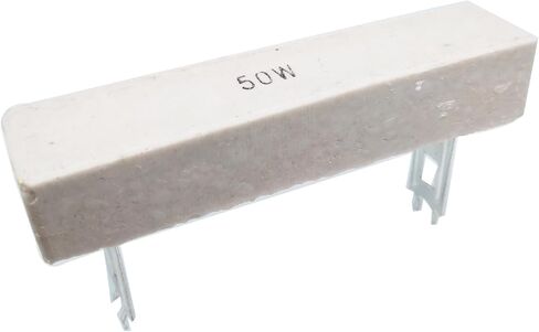 1 Pc 3 Ohm 50W Wire Wound Ceramic Cement Power Resistor with Axial in Kuwait
