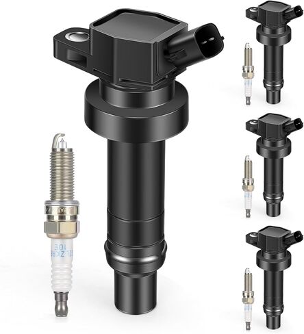 UF648 Ignition Coil Packs & Iridium Spark Plugs 97390 Compatible with 2011-2020 Chrysler 200 300 Dodge Challenger Charger Durango Journey RAM Jeep Grand Cherokee Wrangler 3.2L 3.6L V6, Sets of 6 in Saudi Arabia