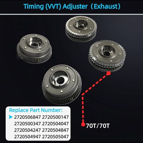 New M272 Engine Timing Chain Kit w/4Pcs VVT Gears Intake/Exhaust Fit for Mercedes Benz C230 C280 C300 C350 CLK350 E350 GLK350 ML350 ML450 R350 SLK350 2.5L 3.0L 3.5L V6 2005-2013 2720506847 in Saudi Arabia