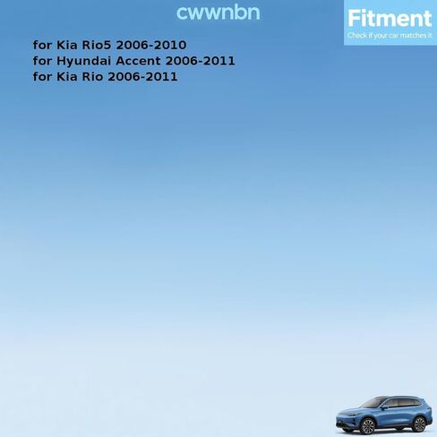طقم جلبة قضيب تثبيت التعليق من الأمام إلى الإطار، طقم جلبة بديلة 54812-1G200 لسيارة Hyundai Accent 2006 2007 2008 2009 2010 2011 لسيارة Kia Rio5، Rio 2006 2007 2008-2010 قطعة واحدة in Kuwait