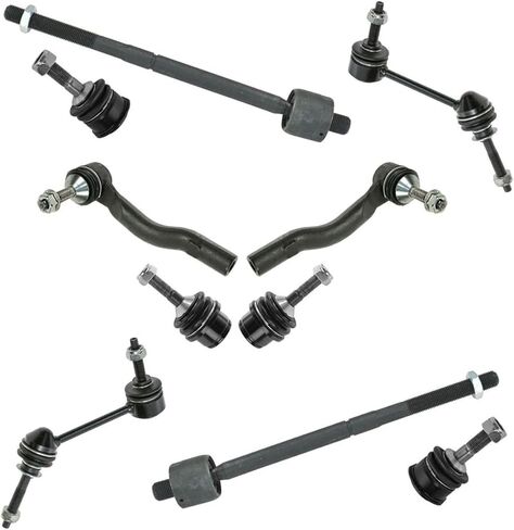 Suspension Kit Ball Joint Tie Rod Sway Bar Front Left Right Lower Upper 10pcs for Ford for Lincoln for Town Car 2003-2005 Sealed in Saudi Arabia