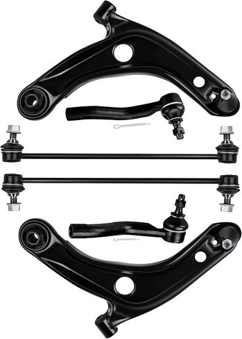 6 X Control Arm Ball Joint Tie Rod Sway Bar Kit for Toyota for Yaris 2010-2011 in Saudi Arabia