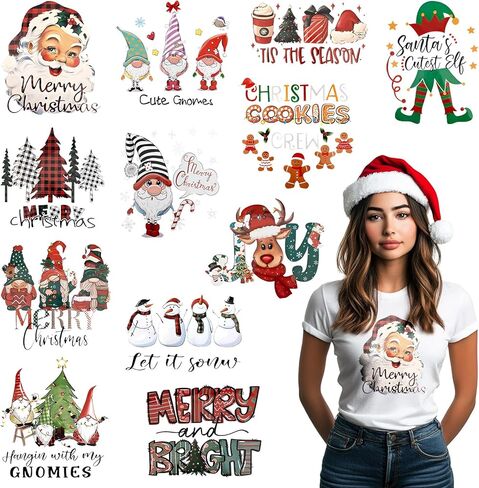 9 Sheets Halloween Iron on Transfers for T-Shirts, Halloween Heat Transfer Viny, Horror Movie Characters Stickers for Clothes, Shirts in Saudi Arabia